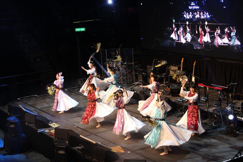 
日本的姐妹们专程为大会预备两支优美舞蹈。（图：基督时报/施迦南）