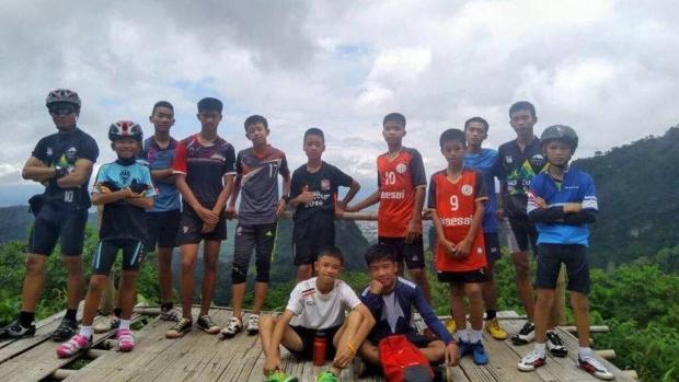 泰国清莱的少年足球队。（图：资料图片）